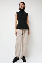 Load image into Gallery viewer, Lauren Manoogian Handknit Peplum Shell in Ink