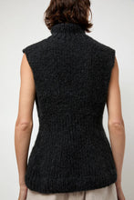 Load image into Gallery viewer, Lauren Manoogian Handknit Peplum Shell in Ink