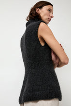 Load image into Gallery viewer, Lauren Manoogian Handknit Peplum Shell in Ink