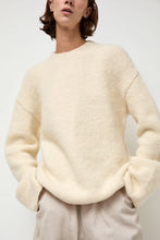 Load image into Gallery viewer, Lauren Manoogian Vello Crewneck in Raw White