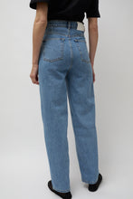 Load image into Gallery viewer, Les Coyotes de Paris Carrot Leg Trousers in Classic Denim Blue