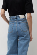 Load image into Gallery viewer, Les Coyotes de Paris Carrot Leg Trousers in Classic Denim Blue