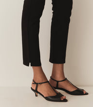 Load image into Gallery viewer, MAISIE T-STRAP HEEL -- BLACK BOX CALF