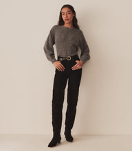 Load image into Gallery viewer, MARSENA SWEATER -- DARK HEATHER GREY