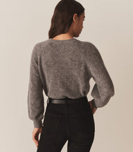 Load image into Gallery viewer, MARSENA SWEATER -- DARK HEATHER GREY