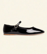 Load image into Gallery viewer, MARY JANE SLIPPER -- BLACK PATENT