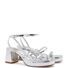 Load image into Gallery viewer, Gio Sandal In Silver Specchio