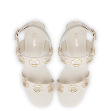 Load image into Gallery viewer, Milan Sandal In Ivory Leather