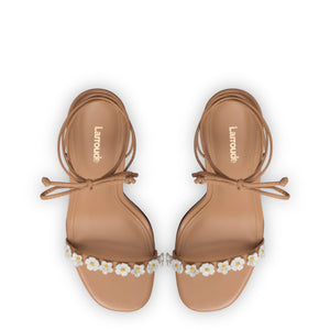 Goldie Sandal In Tan Leather