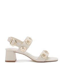 Load image into Gallery viewer, Milan Sandal In Ivory Leather