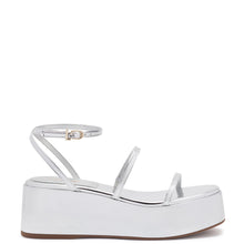 Load image into Gallery viewer, Gio Flatform Sandal In Specchio Silver