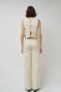 Maria Stanley Soft Hank Pant in Bone