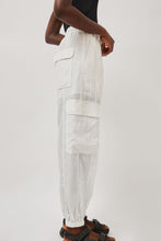 Load image into Gallery viewer, Mijeong Park Lightweight Cargo Pants in White