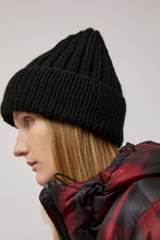 Load image into Gallery viewer, Muhlbauer Lennon Fold Up Beanie in Black