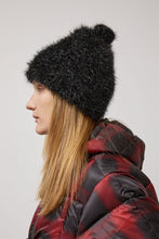 Load image into Gallery viewer, Muhlbauer Michael Glitter Beanie in Black and Navy