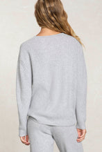 Load image into Gallery viewer, CAMPBELL RIBBED CREWNECK CASHMERE SWEATER