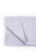 Load image into Gallery viewer, CABLE CASHMERE THROW BLANKET