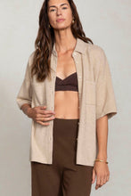 Load image into Gallery viewer, RUE BUTTON-UP CASHMERE TOP