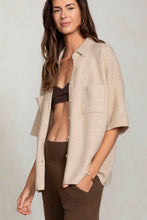 Load image into Gallery viewer, RUE BUTTON-UP CASHMERE TOP