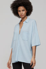 Load image into Gallery viewer, RUE BUTTON-UP CASHMERE TOP