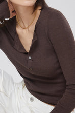 Load image into Gallery viewer, MARLOWE CASHMERE HENLEY