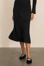 Load image into Gallery viewer, MIRA RIBBED MIDI SKIRT