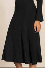 Load image into Gallery viewer, MIRA RIBBED MIDI SKIRT