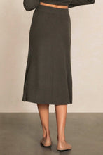 Load image into Gallery viewer, MIRA RIBBED MIDI SKIRT