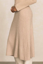 Load image into Gallery viewer, MIRA RIBBED MIDI SKIRT