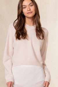 VITTORIA V-NECK CASHMERE SWEATER