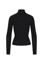 Load image into Gallery viewer, JULIETTE FITTED CASHMERE QUARTER-ZIP