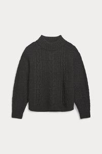 ODETTE CABLE KNIT CASHMERE SWEATER