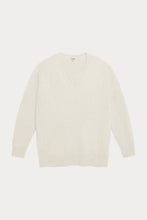 Load image into Gallery viewer, GLADYS BRUSHED CASHMERE V-NECK SWEATER