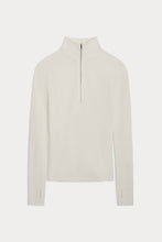 Load image into Gallery viewer, JULIETTE FITTED CASHMERE QUARTER-ZIP