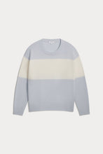 Load image into Gallery viewer, SITA STRIPED CASHMERE CREWNECK SWEATER