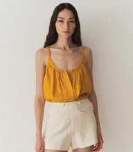 Load image into Gallery viewer, NALINA LINEN TOP -- SUNFLOWER