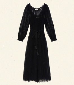 NEVAEH DRESS -- BLACK