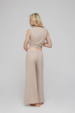 Load image into Gallery viewer, DEVIN LINEN WIDE LEG PANTS