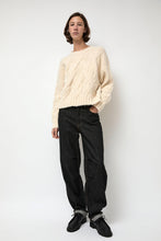 Load image into Gallery viewer, NYMANE Rita Cable Sweater in Ivory