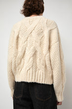 Load image into Gallery viewer, NYMANE Rita Cable Sweater in Ivory