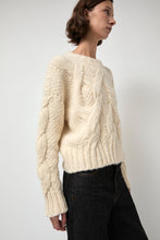 Load image into Gallery viewer, NYMANE Rita Cable Sweater in Ivory