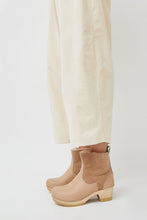 Load image into Gallery viewer, No.6 5&quot; Pull on Shearling Clog Boot on Mid Heel in Fawn