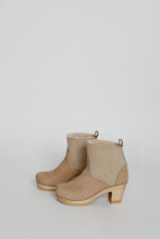 Load image into Gallery viewer, No.6 5&quot; Pull On Shearling Clog Boot on High Heel in Bone Suede