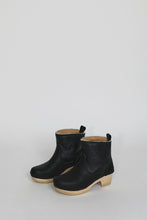 Load image into Gallery viewer, No.6 5&quot; Pull On Shearling Clog Boot on Mid Heel in Ink Aviator