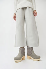 Load image into Gallery viewer, No.6 5&quot; Pull On Shearling Clog Boot on Mid Tread in Smoke Suede on White Base