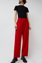 Load image into Gallery viewer, No.6 Baxter Pant in Red Wool