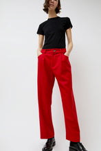 Load image into Gallery viewer, No.6 Baxter Pant in Red Wool