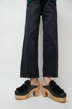 Load image into Gallery viewer, No.6 Billie Fur Clog on Platform in Black