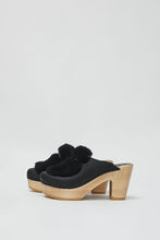 Load image into Gallery viewer, No.6 Billie Fur Clog on Platform in Black