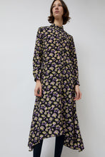 Load image into Gallery viewer, No.6 Campden Dress in Black and Lilac Primrose